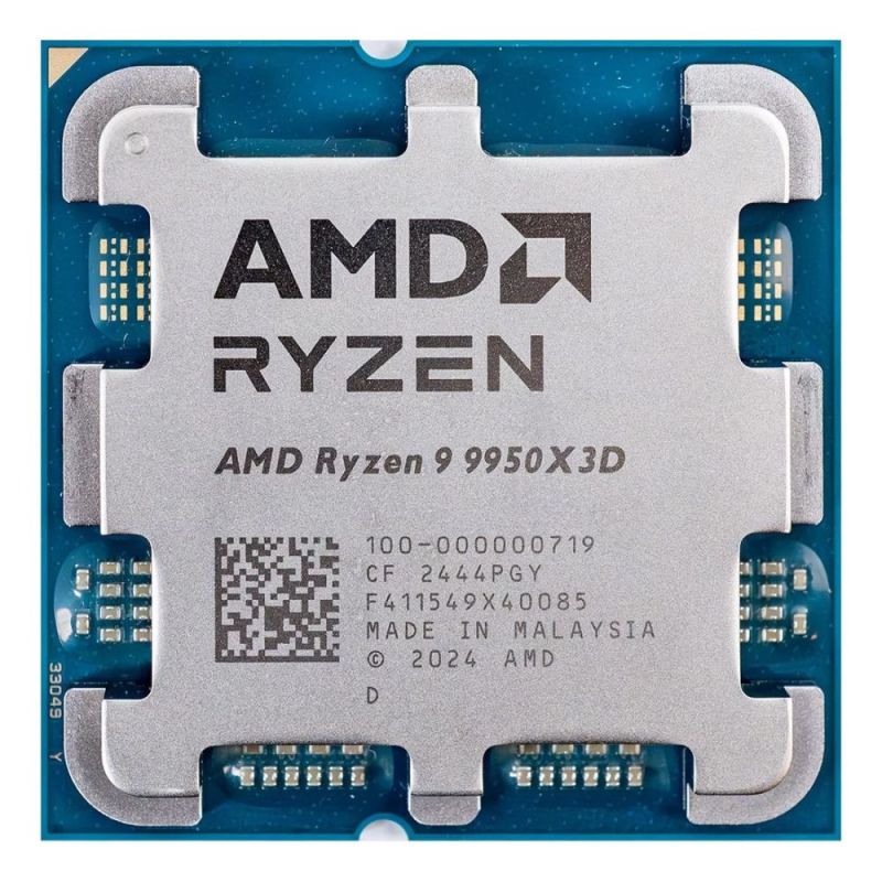 Процессор AMD Ryzen 9 9950X3D (4.3GHz 128MB 170W AM5) Tray (100-000000719)