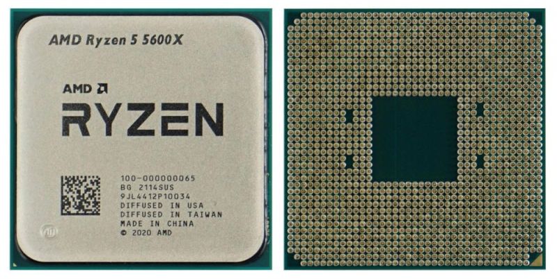 Процессор AMD Ryzen 5 5600X (3.7GHz 32MB 65W AM4) Box (100-100000065BOX)