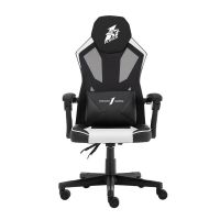 Крісло для геймерів 1stPlayer P01 Black White (P01-BKWH)