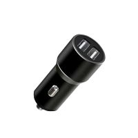 Автомобільний зарядний пристрій XO TZ09 (2USB, 2.4A) Black + кабель microUSB (6920680873487)