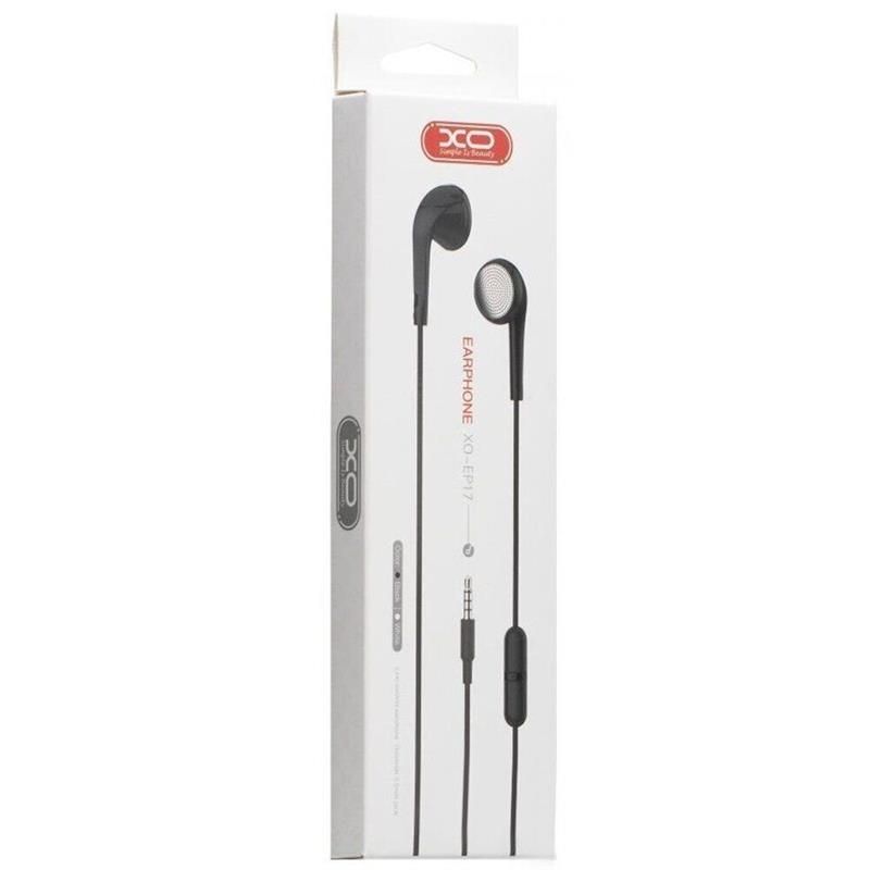 Гарнітура XO EP17 Music Earphone Black (6920680866571)