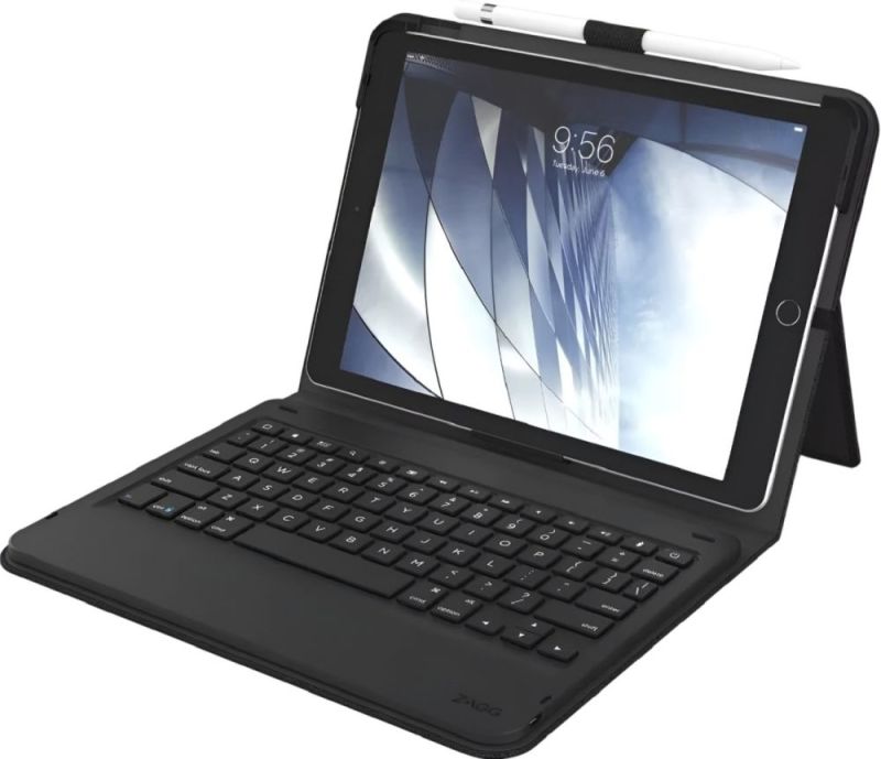 Чехол-клавиатура Zagg Messenger Folio для Apple iPad 10.2 2019/2020/2021/iPad Pro 10.5 2017/iPad Air 3 10.5 2019 Black (103004649)