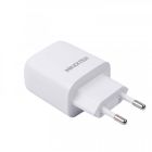 Сетевое зарядное устройство Maxxter (1USBх3А) QC3.0 White + кабель Lightning (WC-PD-CtL-01)