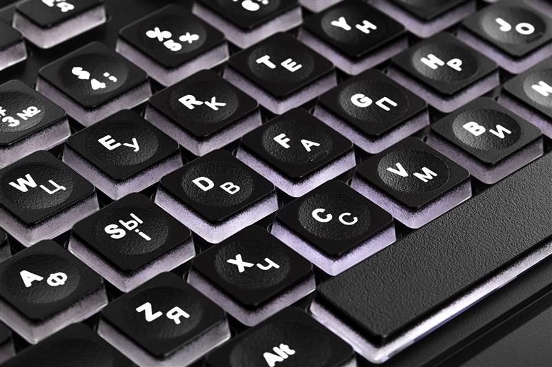 Клавиатура 2E KS120 White Backlight EN/UK Black (2E-KS120UB_UA)