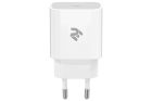 Сетевое зарядное устройство 2E (1USB 3A) White (2E-WC1USBC20W-W)
