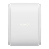 Бездротовий датчик руху Ajax DualCurtain Outdoor (8EU) White (39055.81.WH1) (26072.81.WH1)