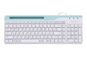 Клавіатура A4Tech Fstyler Ukr FK25 White (FK25 (White))