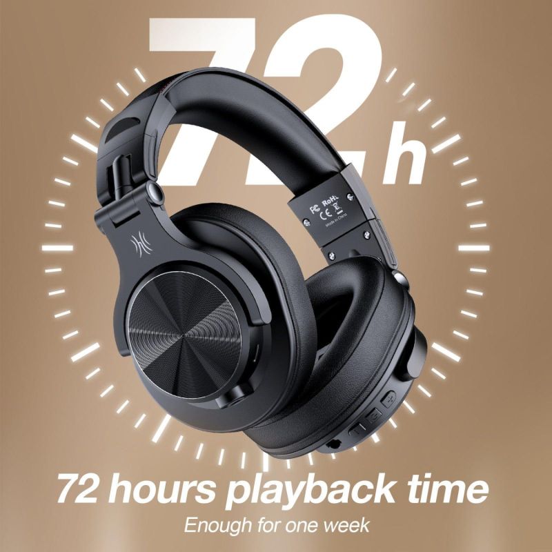 Гарнітура OneOdio Fusion A70, Bluetooth+3,5мм/6,35мм, Black (A70 Black)