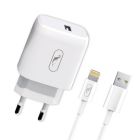 Зарядное устройство SkyDolphin SC22EL (1USB, 2.1A) White + кабель Lightning (MZP-000158)