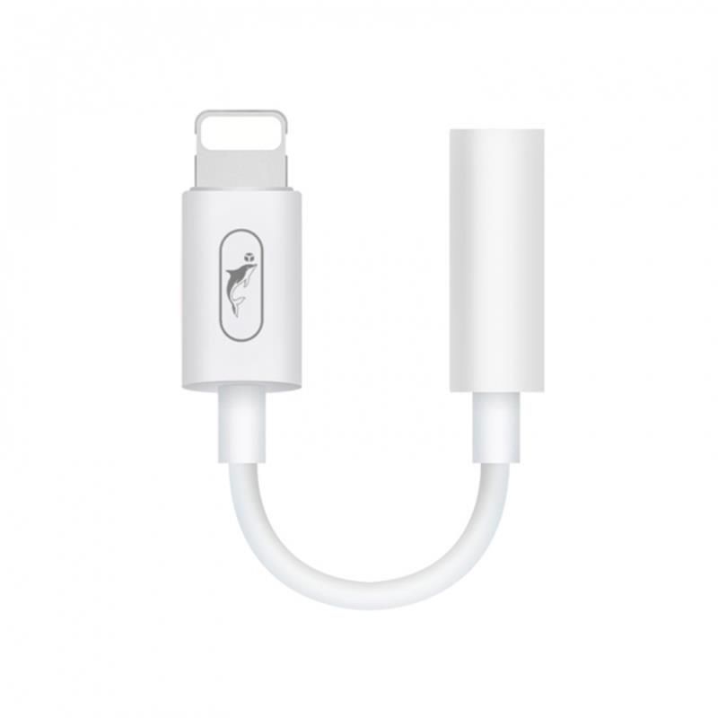 Переходник SkyDolphin AU02 Lightning - 3.5 мм (M/F) White (SDADPT-00017)
