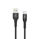 Кабель SkyDolphin S05T TPE Frost Line USB - USB Type-C (M/M), 1 м, Black (SDUSB-000551)
