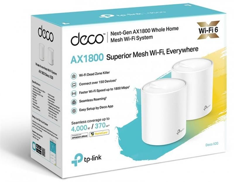 WiFi Mesh-система TP-Link Deco X20(2-pack) (DECO-X20-2-PACK)