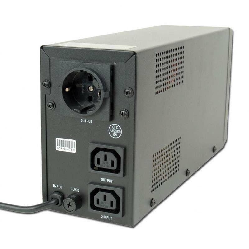 ИБП EnerGenie 650VA, Line Int., AVR, 2xIEC+1xSchuko, LCD (EG-UPS-031)