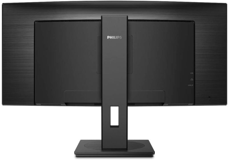TFT 34" Philips 346B1C, VA, 3440 x 1440, HDMI, DP, USB-C, RJ45, колонки, чорний (346B1C/00)