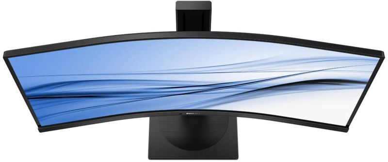 TFT 34" Philips 346B1C, VA, 3440 x 1440, HDMI, DP, USB-C, RJ45, колонки, чорний (346B1C/00)