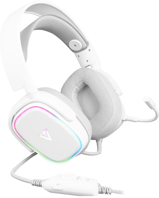 Ігрова гарнітура Modecom Volcano RGB Prometheus 7.1 White USB (S-MC-899-PROMETHEUS-200)