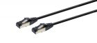 Патч-корд Cablexpert cat.8, S/FTP, літий, 50u "штекер із засувкою, 5 м, чорний (PP8-LSZHCU-BK-5M)