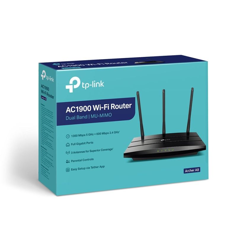 Беспроводной маршрутизатор TP-Link Archer A8 (ARCHER A8)