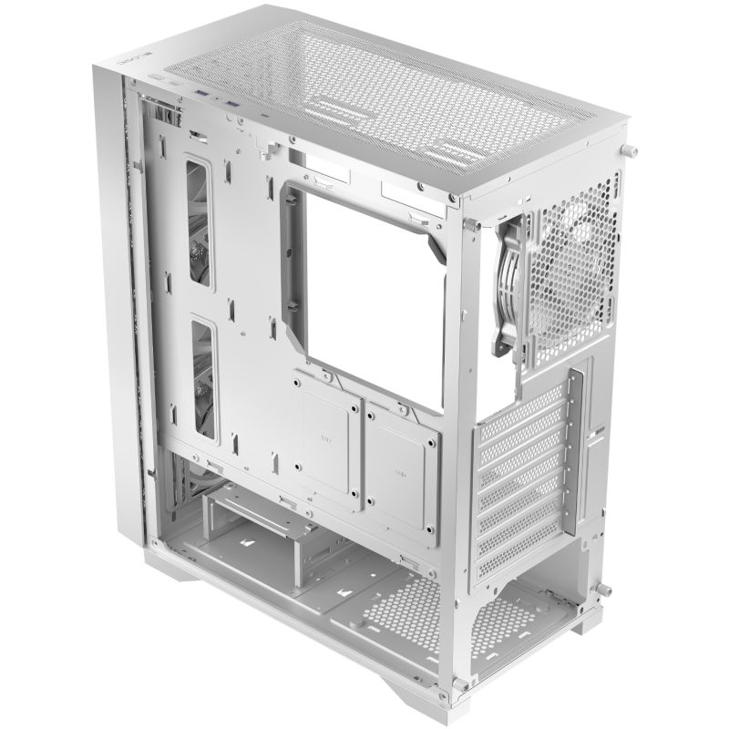 Корпус LogicConcept DART PRO MIDI WHITE MESH fans 4x120mm без БЖ ATX (AT-DART-PRO-0000-20)