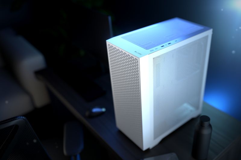 Корпус LogicConcept DART PRO MIDI WHITE MESH fans 4x120mm без БЖ ATX (AT-DART-PRO-0000-20)
