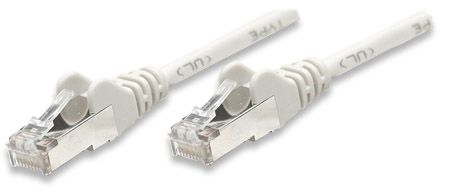 Патчкорд FTP Cat.5e ( 2.0м сірий), Intellinet, Біметал, ССА (329903)