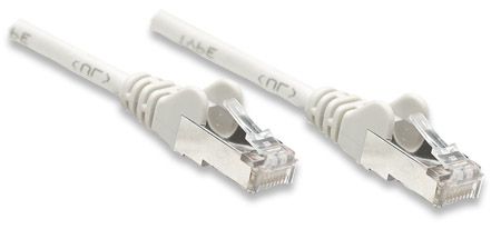 Патчкорд FTP Cat.5e ( 2.0м сірий), Intellinet, Біметал, ССА (329903)