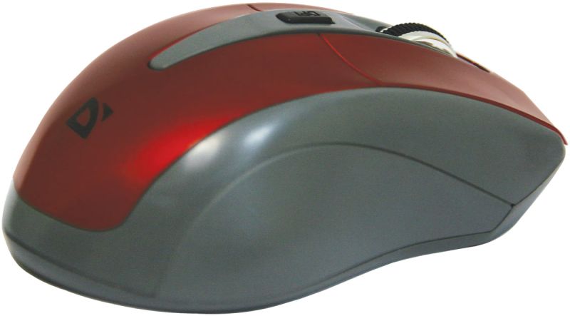 Мишка Defender Accura MM-965, бездротова, 6 кн. до 1600 dpi, червона (52966)