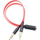 Перехідник Audio Jack TRRS F -> 2xM (Audio+MIC) (B00643)