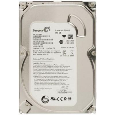 Накопитель HDD SATA  500GB Seagate Barracuda 7200.12 7200rpm 16MB (ST500DM002) Refurbished (ST500DM002_)