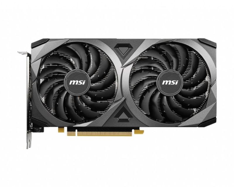 Відеокарта GF RTX 3060 12GB GDDR6 Ventus 2X OC MSI (GeForce (LHR) (RTX 3060 VENTUS 2X 12G OC)