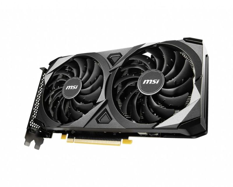 Видеокарта GF RTX 3060 12GB GDDR6 Ventus 2X OC MSI (GeForce (LHR) (RTX 3060 VENTUS 2X 12G OC)