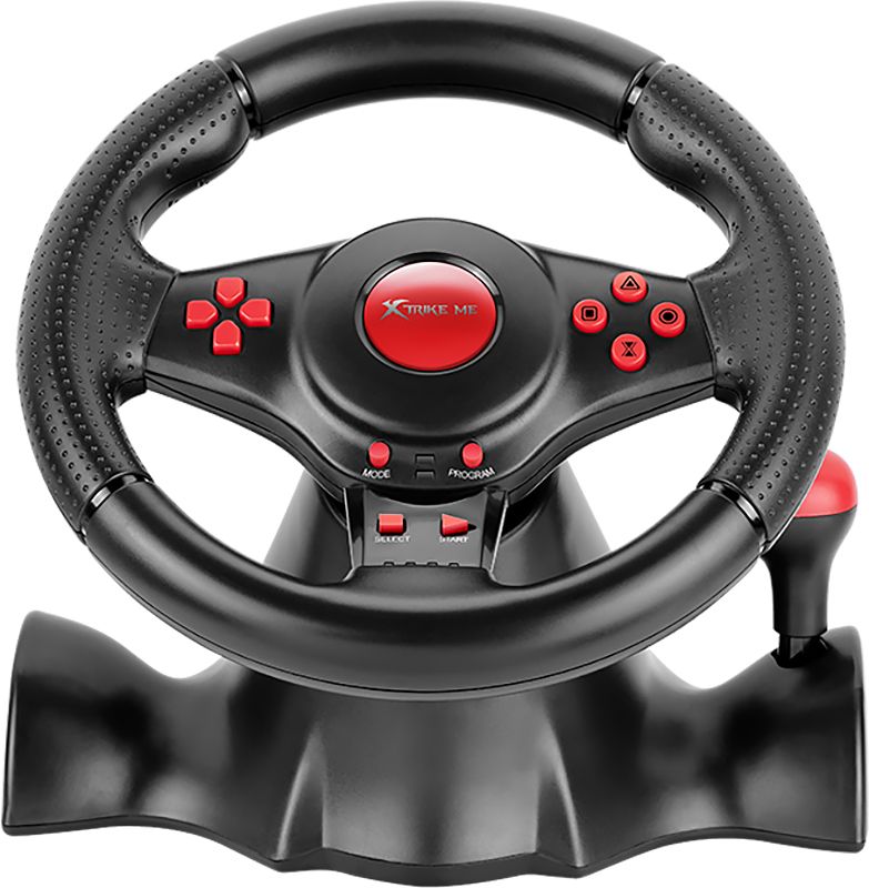 Ігрове кермо XTRIKE ME GP-903 180град., 16кнопок, USB PC/PS4/XBOX/Android (GP-903)