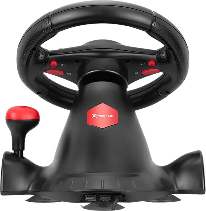 Ігрове кермо XTRIKE ME GP-903 180град., 16кнопок, USB PC/PS4/XBOX/Android (GP-903)