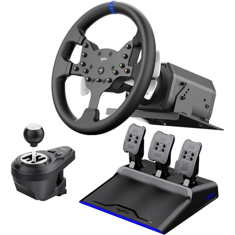 Кермо і педалі, коробка передач PXN-V99 Bundle for PS4/XBOX/Xbox Series X|S/PC (PXN-V99 EU)