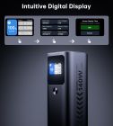 УМБ Choetech 27000mAh 140W PD5.0,QC3.0, USB-A, 2xUSB-C In/Out, TFT Display, black (B670-CCGY)