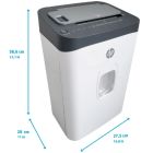 Знищувач документів HP OneShred Auto 200CC, A4, 80g х 13 листів, 4.3*12, 28 л., P-4 (2819)