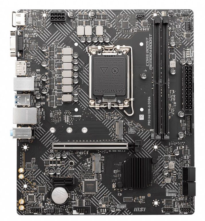 Материнська плата MSI Pro H610M-G DDR4 Socket 1700 (PRO H610M-G DDR4)