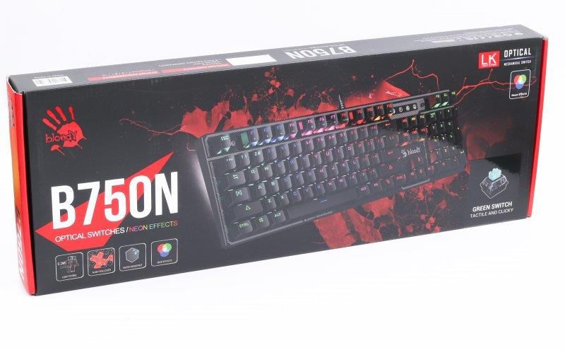 Клавіатура A4Tech B750N Bloody Black (B750N Bloody (Destiny))