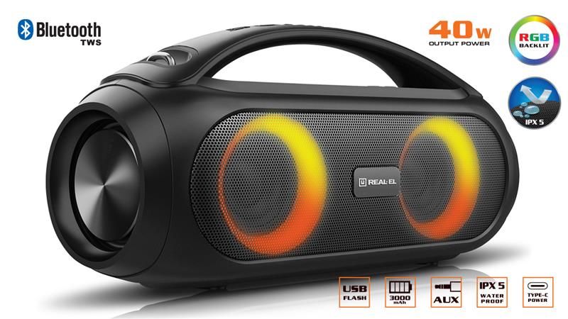 Акустическая система REAL-EL X-745 Black (EL121600012)