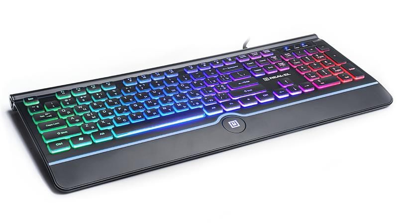 Клавіатура REAL-EL Comfort 8000 Backlit Ukr Black (EL123100033)