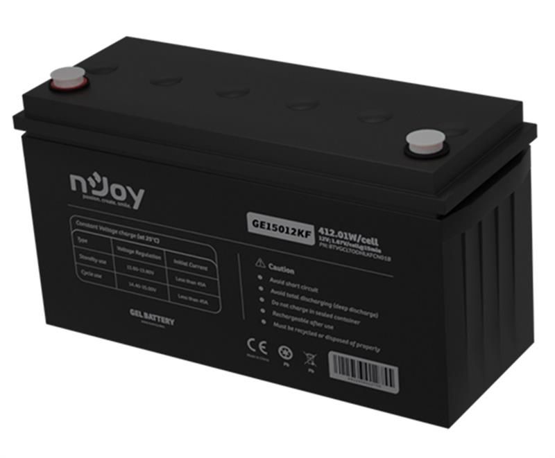 Аккумуляторная батарея Njoy 12V 150AH (BTVGCLTODHLKFCN01B) GEL (GE15012KF)