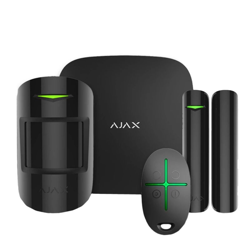 Комплект охоронної сигналізації Ajax StarterKit 2 (8EU) Black (35973.102.BL1) (35973.162.BL1)