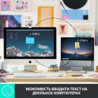 Клавиатура беспроводная Logitech MX Keys Mini Wireless Illuminated UA Pale Gray (920-010499)