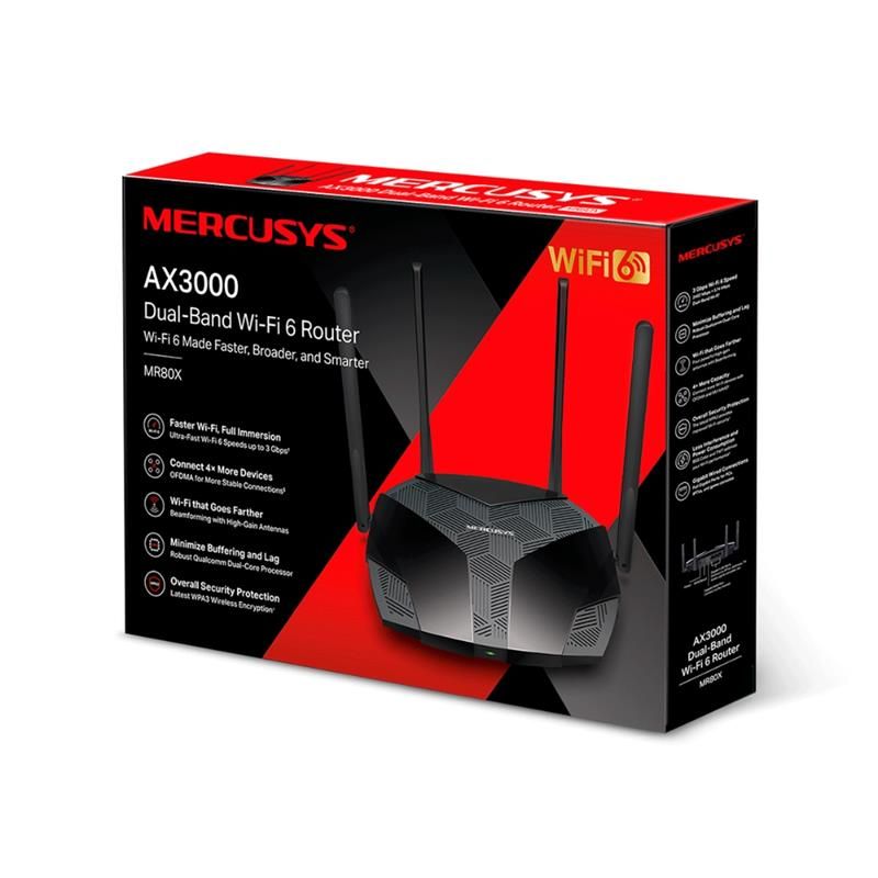 Бездротовий маршрутизатор Mercusys (MR80X)