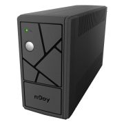 Джерело безперебійного живлення NJOY (UPLI-LI060KE-CG01B) Lin.int., AVR, 2 x евро, пластик (Keen 600)