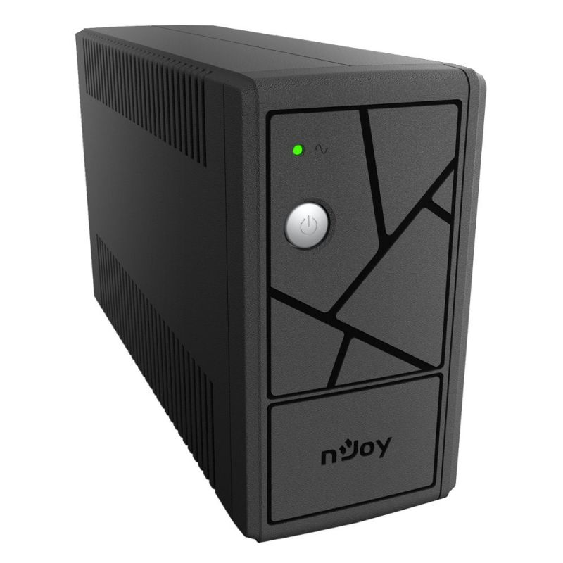 Джерело безперебійного живлення NJOY (UPLI-LI080KE-CG01B) Lin.int., AVR, 2 x евро, пластик (Keen 800)
