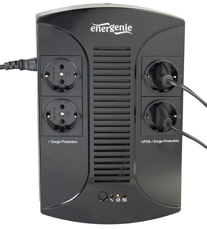 ИБП EnerGenie 850VA, Line Int., AVR, 4xSchuko, USB (EG-UPS-002)