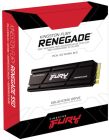 Накопитель SSD 1TB Kingston Fury Renegade with Heatsink M.2 2280 PCIe 4.0 x4 NVMe 3D TLC (SFYRSK/1000G)