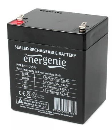 Аккумуляторная батарея EnerGenie 12V 5AH AGM (BAT-12V5AH)