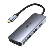 Концентратор Choetech 7 in 1 USB-C to HDMI Multiport Adapter (HUB-M19)